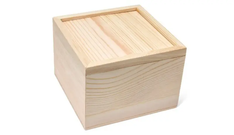 wooden box for packaging 