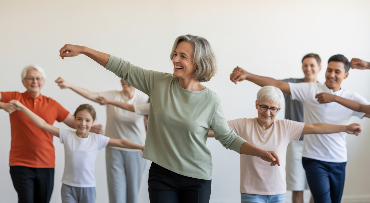Participants enjoying an inclusive community dance session in Toronto